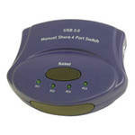 Cablestogo 4-Port USB 2.0 Manual Switch (81659)
